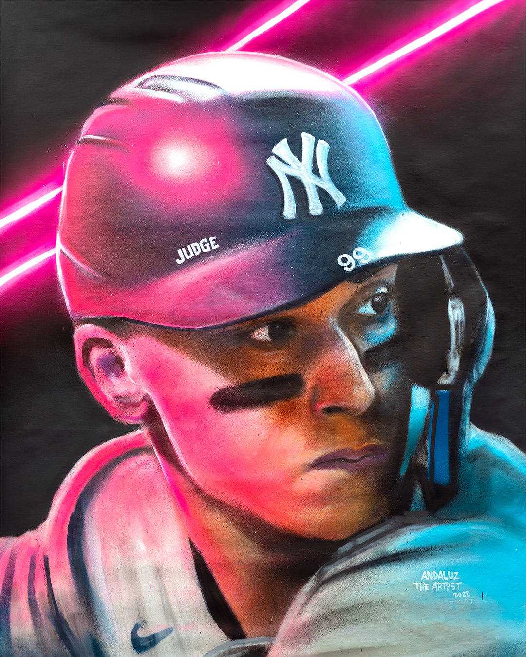 Aaron Judge art print 17" x 21"