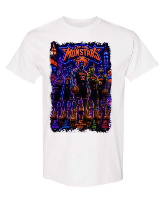 NY Monstars (Knicks) starting five tee