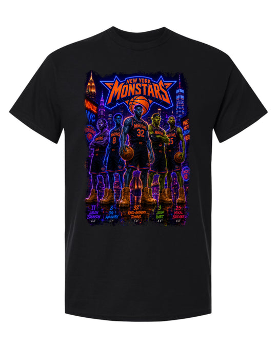 NY Monstars (Knicks) starting five tee