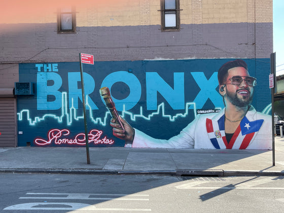Romeo Santos mural print