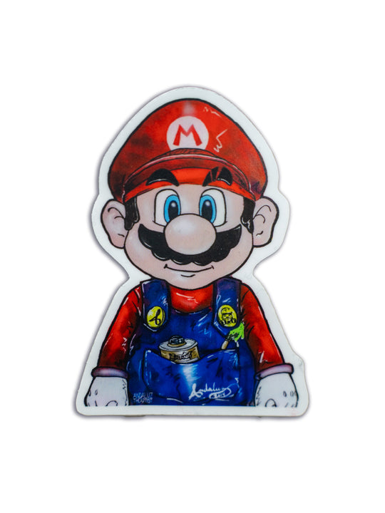 Mario the Street Artist Pin/Sticker Pack