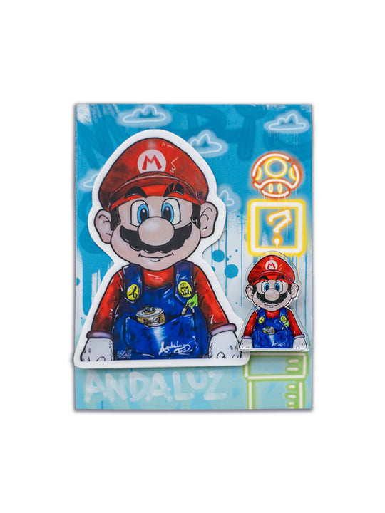 Mario the Street Artist Pin/Sticker Pack