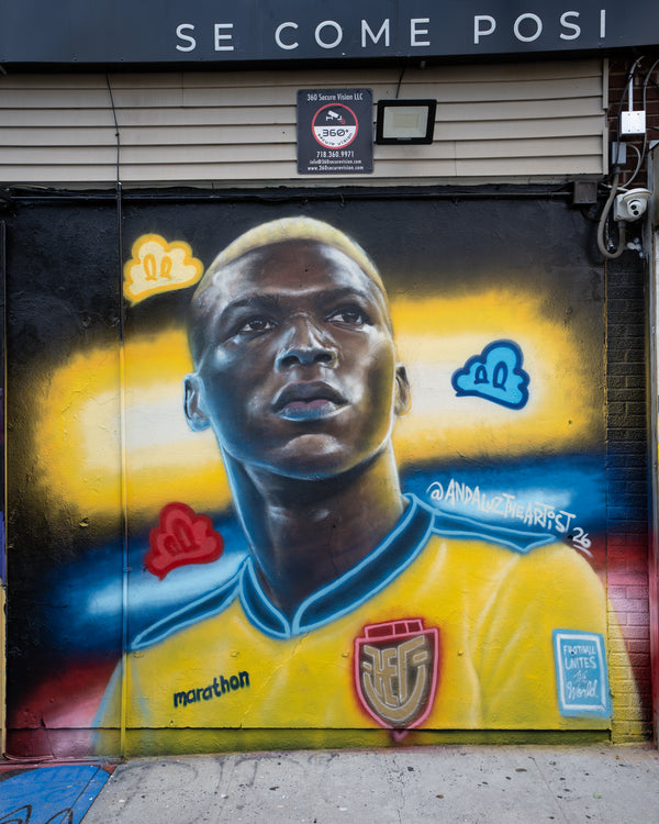 Moises Caicedo Ecuador Mural