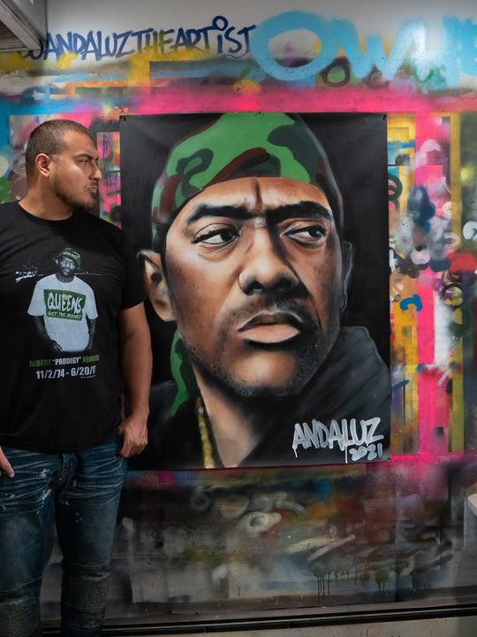 Prodigy Mural Rapper Prodigy of Mobb Deep Art Print – andaluztheartist