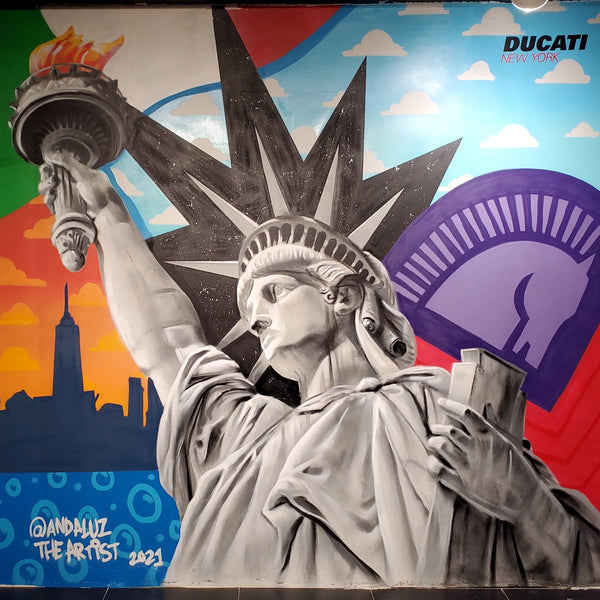 Ducati NYC Store Mural