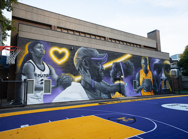 Kobe and Gigi Boys and Girls Club Mural