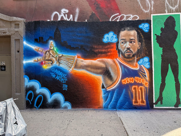 Jalen Brunson Knicks (Thanos) Mural (Gone)