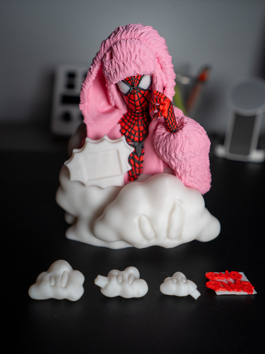 Spider-Cam 3d printed figure (non painted)