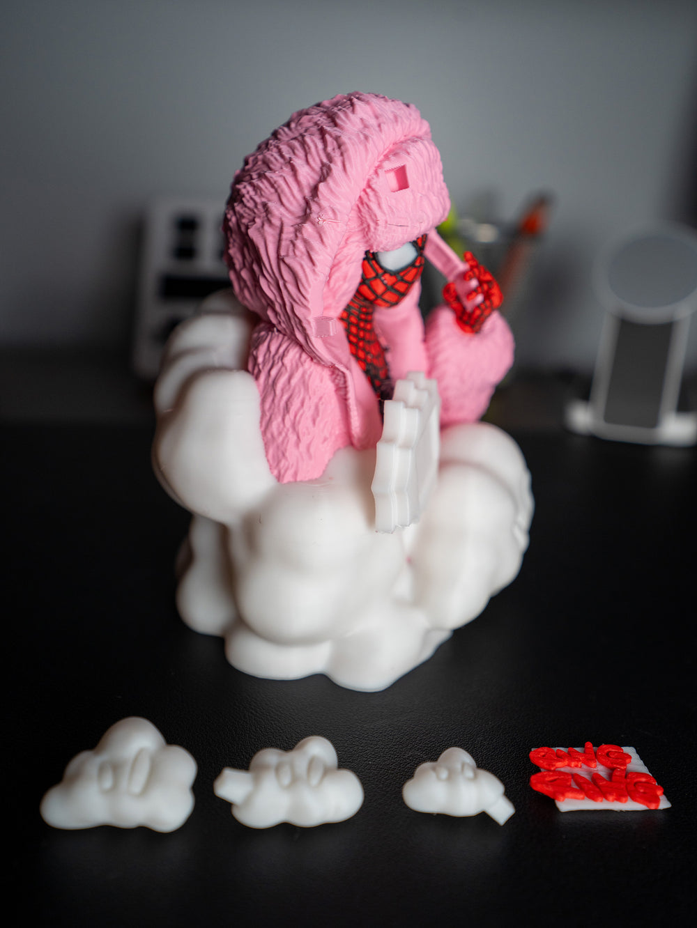 Spider-Cam 3d printed figure (non painted)