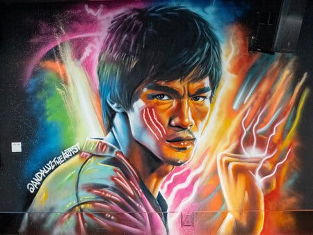 Bruce Lee Neon Master Print