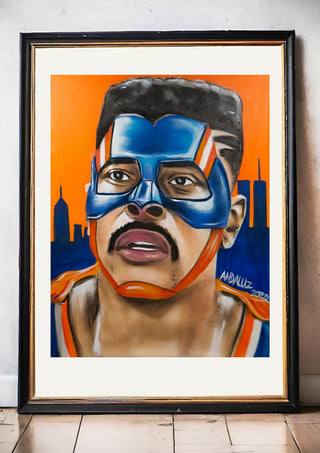 Cap'n Pat Ewing NY Knicks Print