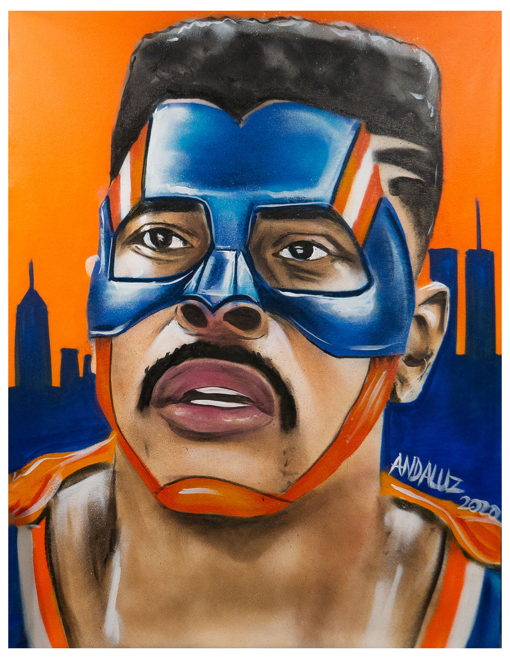 Cap'n Pat Ewing NY Knicks Print