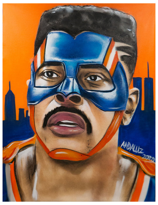 Cap'n Pat Ewing NY Knicks Print