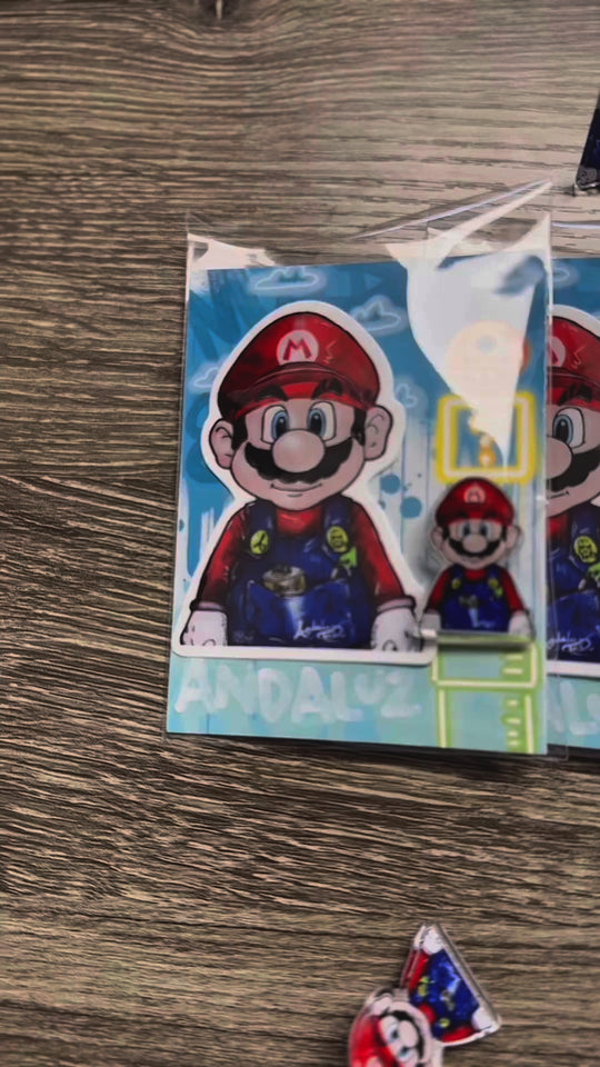 Mario the Street Artist Pin/Sticker Pack