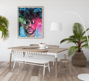 Bad Bunny Art Canvas Print 24"x30"