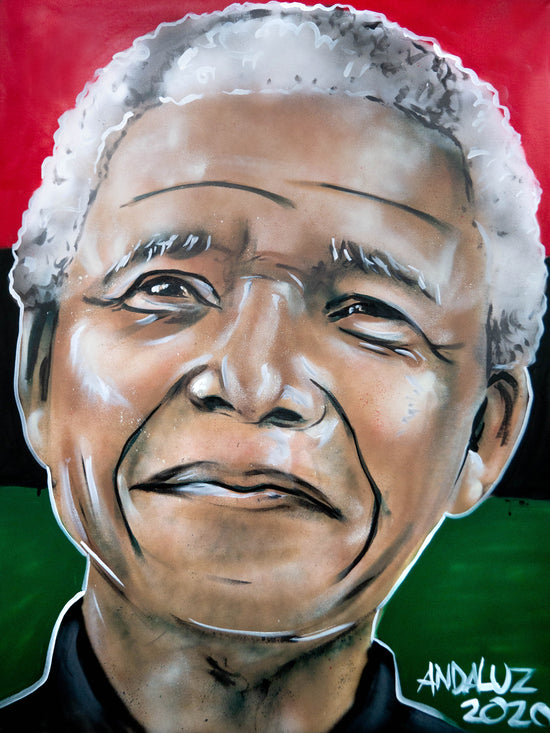 Nelson Mandela Original Canvas Painting (3ft x 4ft)